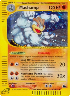 Machamp Pokémon card, number H15