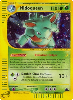 Nidoqueen Pokémon card, number H21