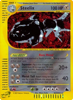 Steelix Pokémon card, number H29