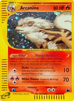 Arcanine Pokémon card, number H2