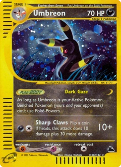 Umbreon Pokémon card, number H30