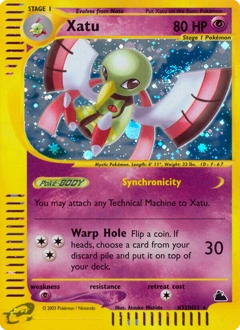 Xatu Pokémon card, number H32