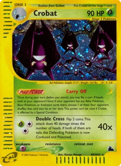 Crobat Pokémon card, number H5
