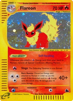 Flareon Pokémon card, number H7