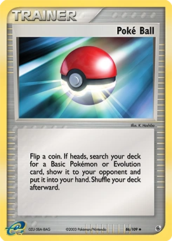 Poké Ball Pokémon card, number 86