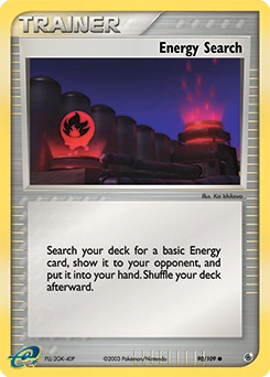 Energy Search Pokémon card, number 90