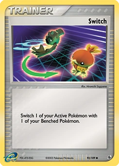 Switch Pokémon card, number 92