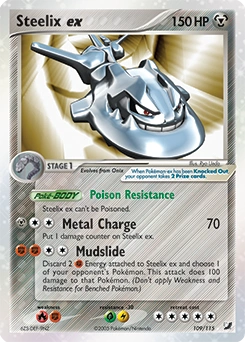 Steelix ex Pokémon card, number 109