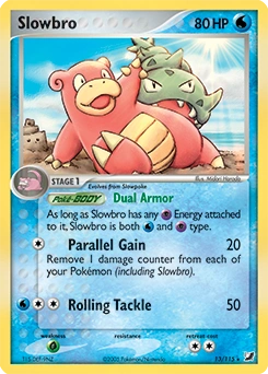 Slowbro Pokémon card, number 13