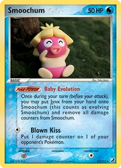 Smoochum Pokémon card, number 31