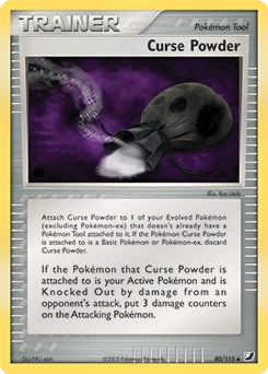 Curse Powder Pokémon card, number 80