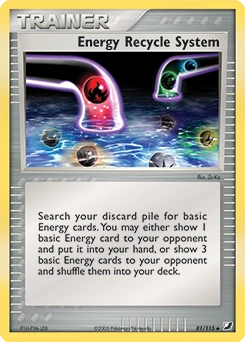 Energy Recycle System Pokémon card, number 81