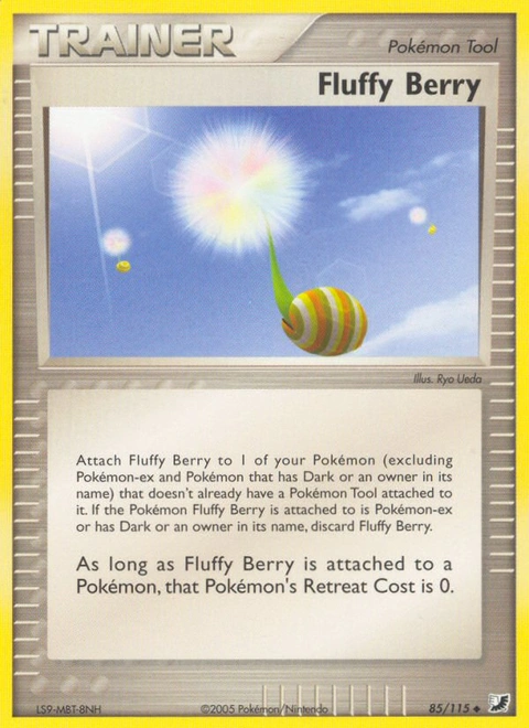 Fluffy Berry Pokémon card from Unseen Forces, number 85 (Standard print)