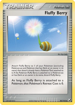 Fluffy Berry Pokémon card, number 85