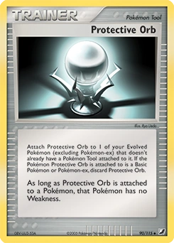 Protective Orb Pokémon card, number 90