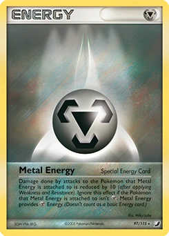 Metal Energy Pokémon card, number 97