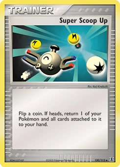 Super Scoop Up Pokémon card, number 100