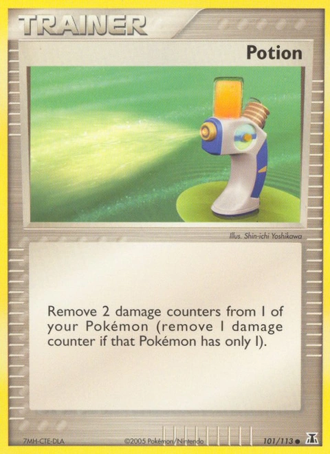 Potion Pokémon card from Delta Species, number 101 (Standard print)