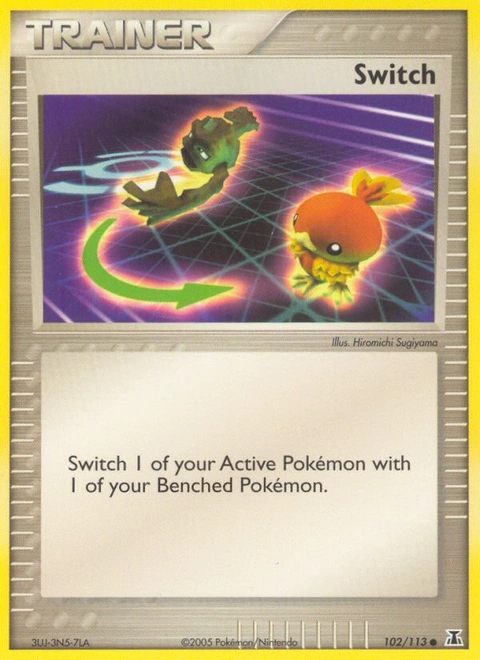Switch Pokémon card from Delta Species, number 102 (Standard print)