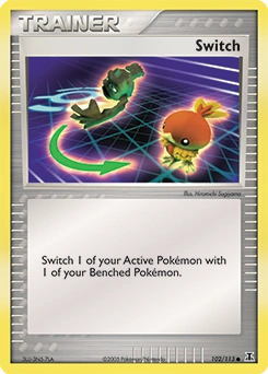Switch Pokémon card, number 102