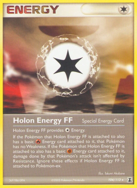 Holon Energy FF Pokémon card from Delta Species, number 104 (Standard print)