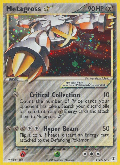 Metagross ★ Pokémon card from Delta Species, number 113 (Holo print)
