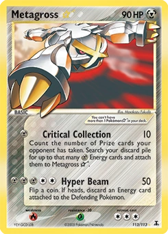 Metagross ★ Pokémon card, number 113
