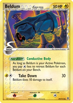 Beldum δ Pokémon card, number 59