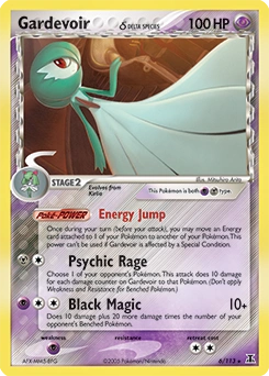 Gardevoir δ Pokémon card, number 6