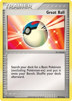 Great Ball Pokémon card, number 90