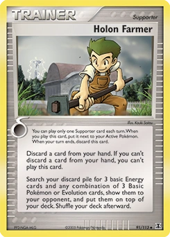 Holon Farmer Pokémon card, number 91