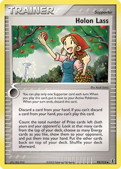 Holon Lass Pokémon card, number 92