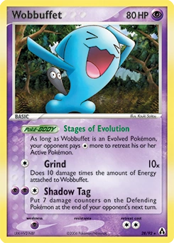 Wobbuffet Pokémon card, number 28