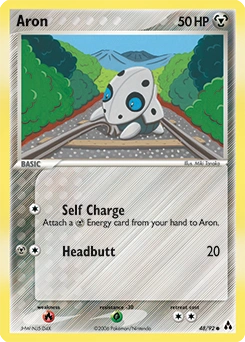 Aron Pokémon card, number 48