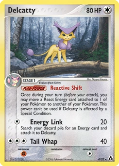 Delcatty Pokémon card, number 4