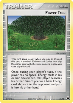 Power Tree Pokémon card, number 76