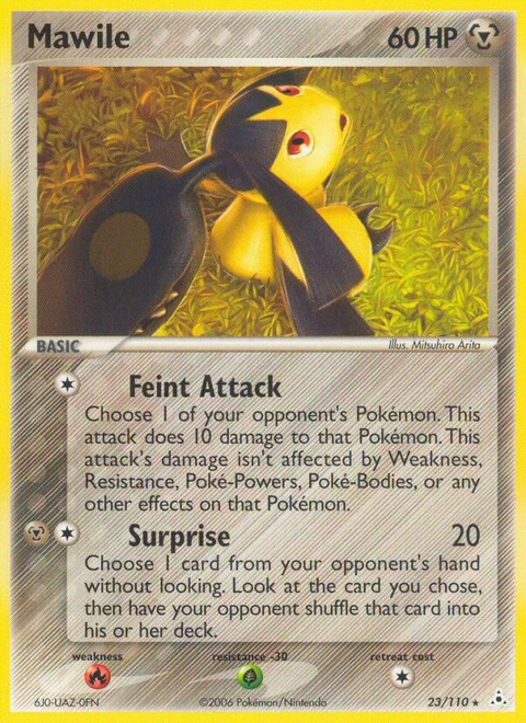 Mawile Pokémon card from Holon Phantoms, number 23 (Standard print)