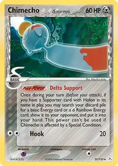 Chimecho δ Pokémon card, number 37