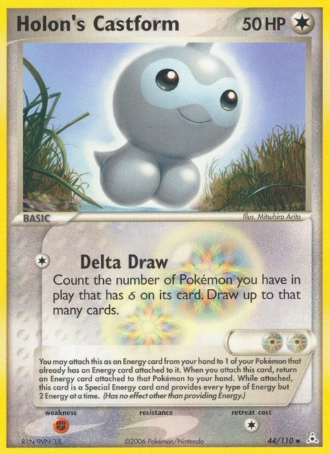 Holon's Castform Pokémon card from Holon Phantoms, number 44 (Standard print)