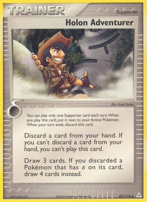 Holon Adventurer Pokémon card from Holon Phantoms, number 85 (Standard print)