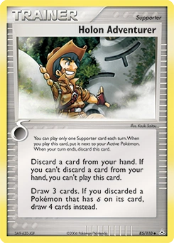 Holon Adventurer Pokémon card, number 85