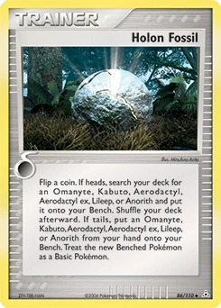 Holon Fossil Pokémon card, number 86