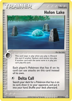 Holon Lake Pokémon card, number 87