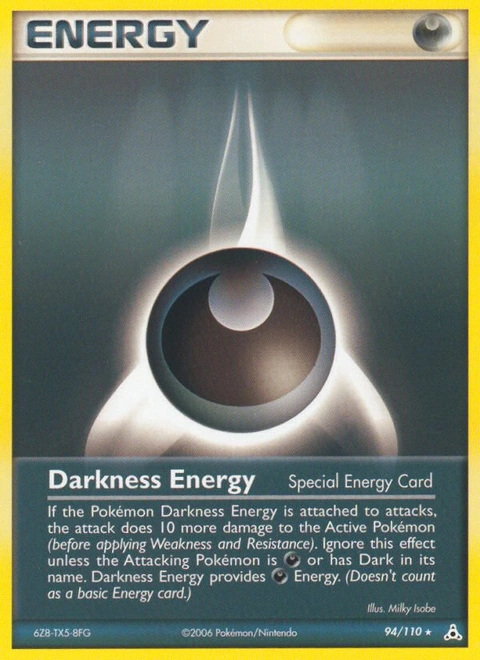 Darkness Energy Pokémon card from Holon Phantoms, number 94 (Standard print)