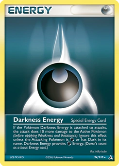Darkness Energy Pokémon card, number 94