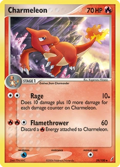 Charmeleon Pokémon card, number 29
