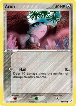 Aron Pokémon card, number 44