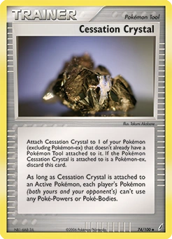 Cessation Crystal Pokémon card, number 74