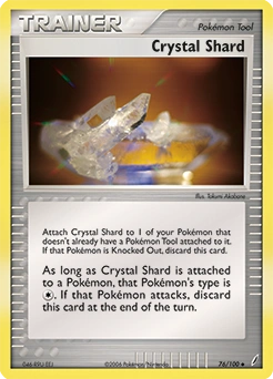 Crystal Shard Pokémon card, number 76