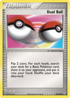 Dual Ball Pokémon card, number 78